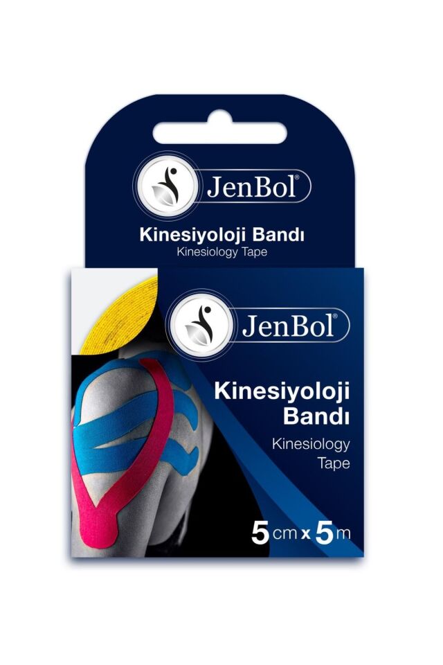 JENBOL KİNESİOLOGY TAPE AĞRI BANDI 5 CM X 5 M - SARI