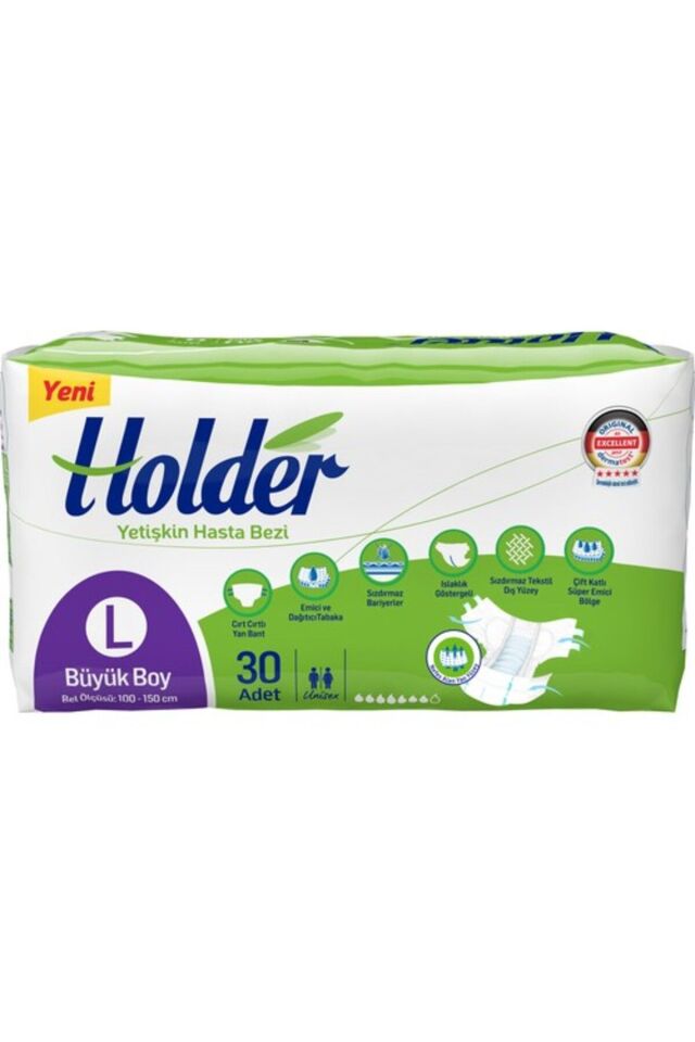 HOLDER HASTA BEZİ BELBANTLI LARGE EKO 30 LU