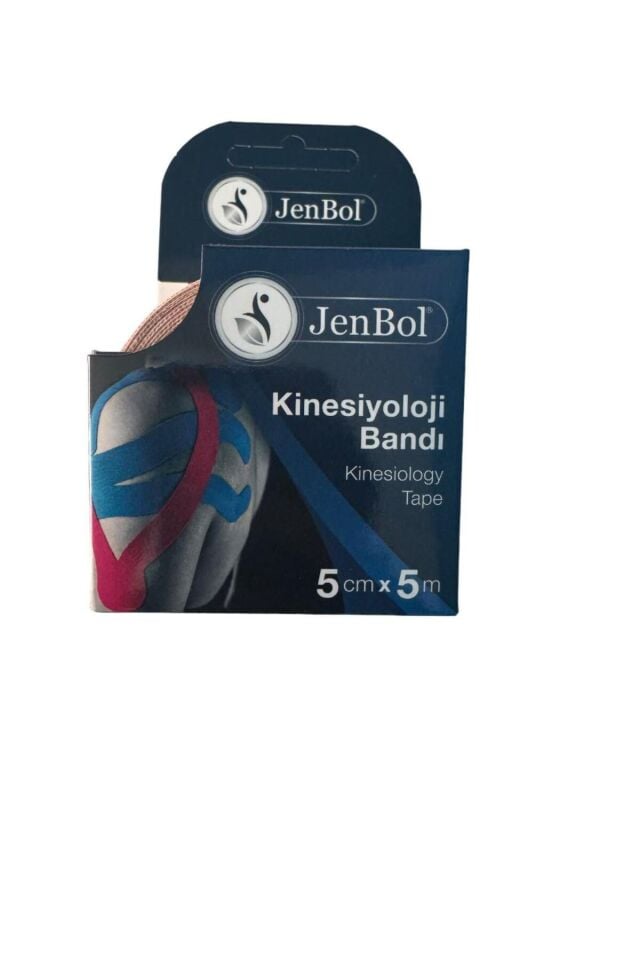 JENBOL KİNESİOLOGY TAPE AĞRI BANDI 5 CM X 5 M - TEN RENGİ