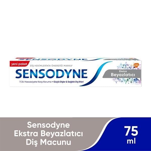 SENSODYNE EKSTRA BEYAZLATICI DİŞ MACUNU 75 ML