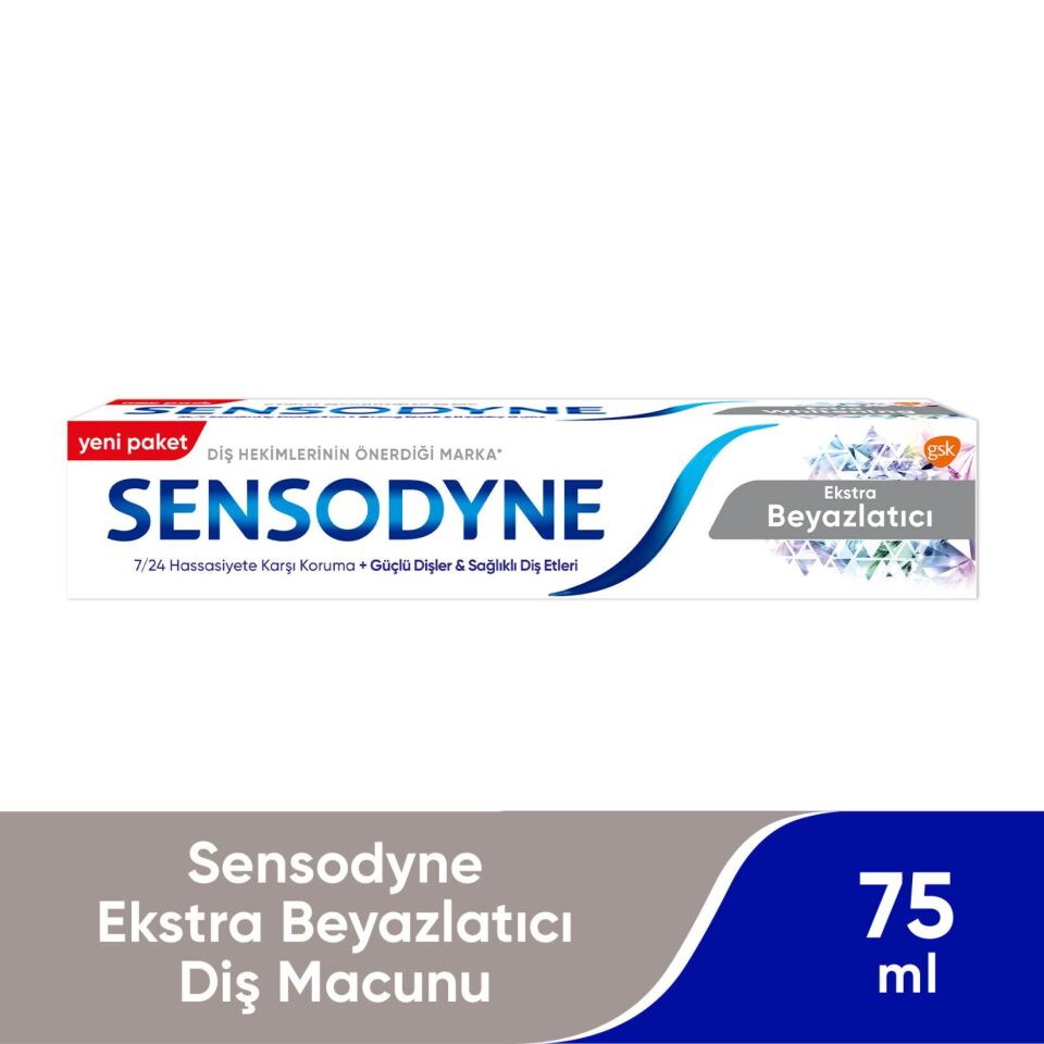SENSODYNE EKSTRA BEYAZLATICI DİŞ MACUNU 75 ML