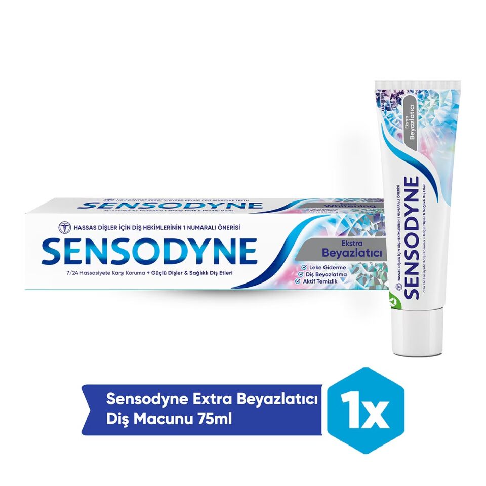 SENSODYNE EKSTRA BEYAZLATICI DİŞ MACUNU 75 ML