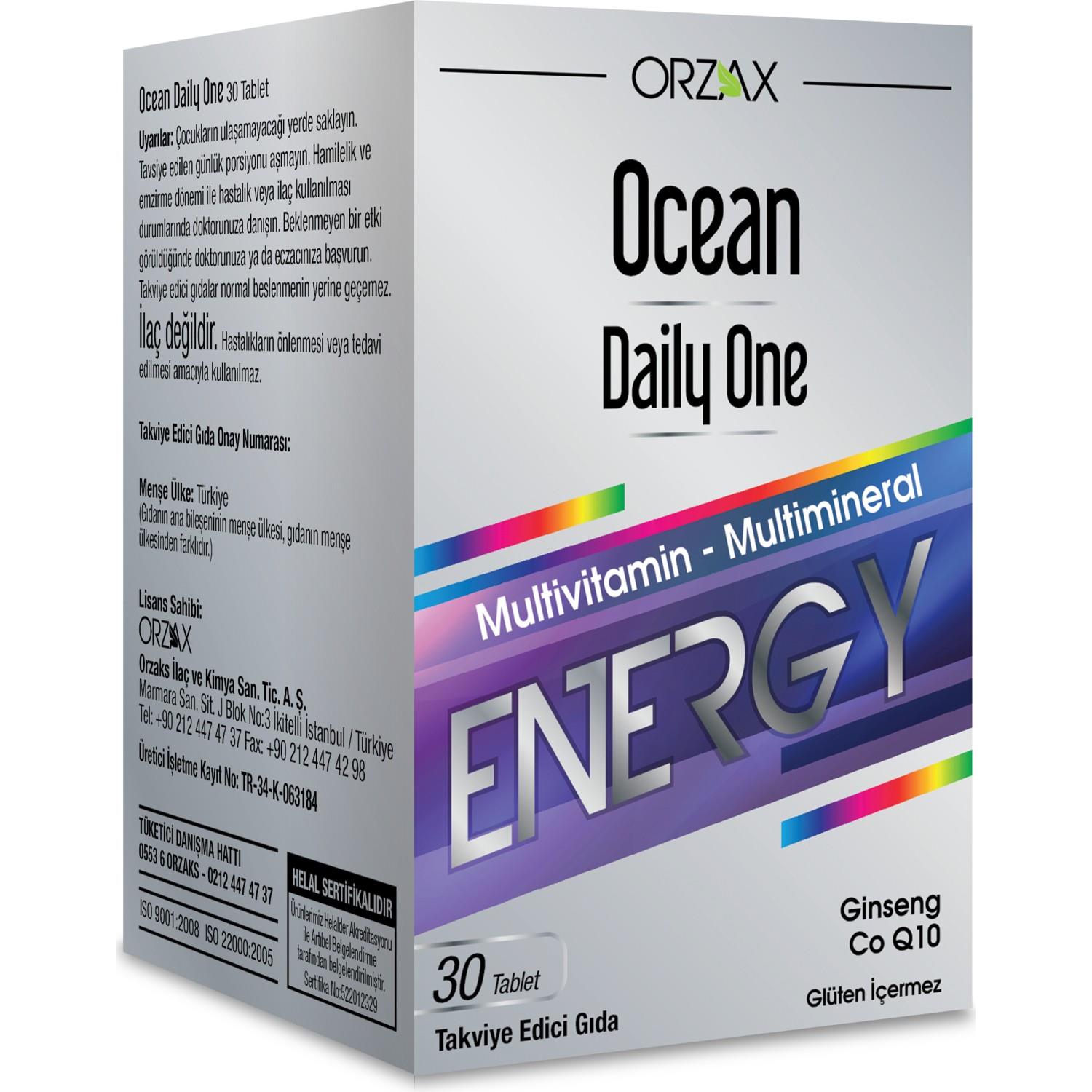 OCEAN DAILY ONE ENERGY 30 TABLET