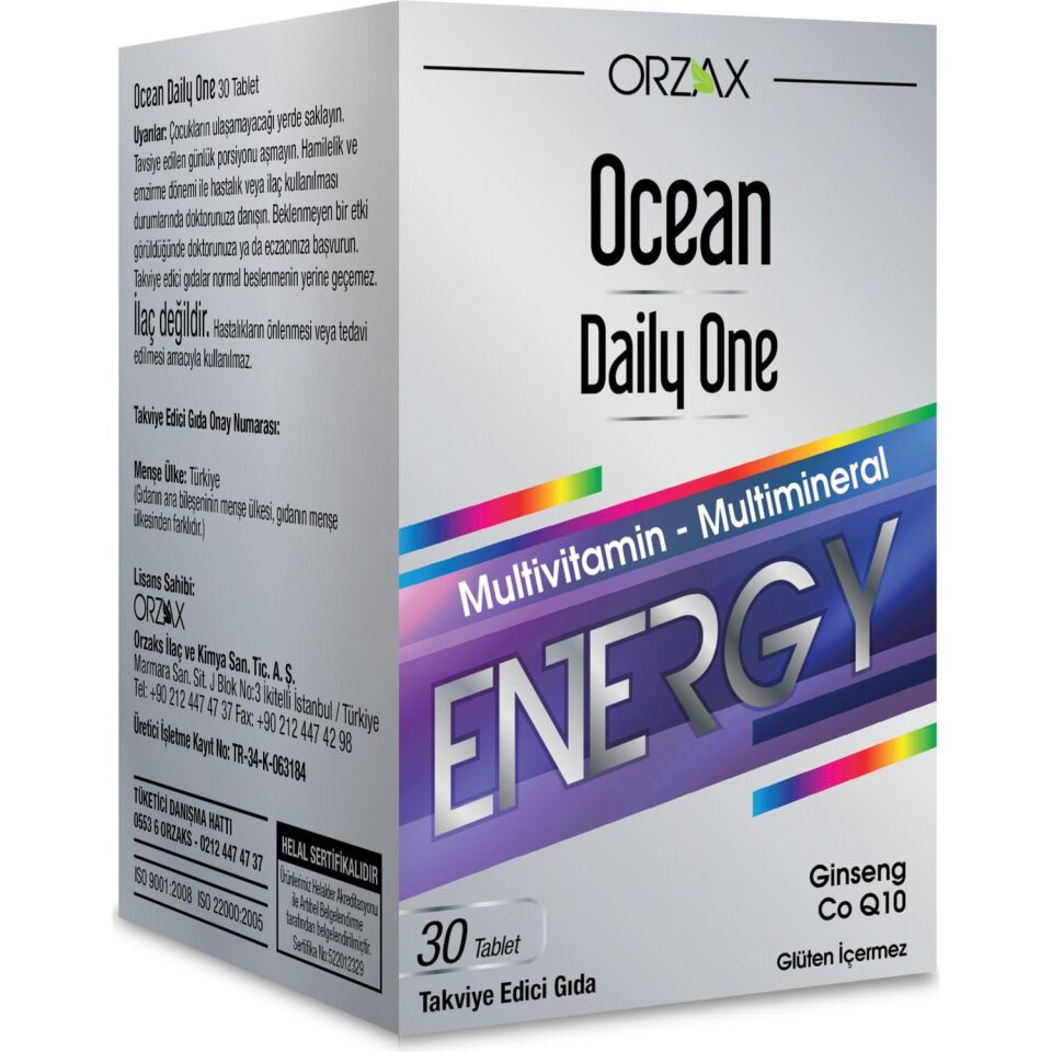 OCEAN DAILY ONE ENERGY 30 TABLET