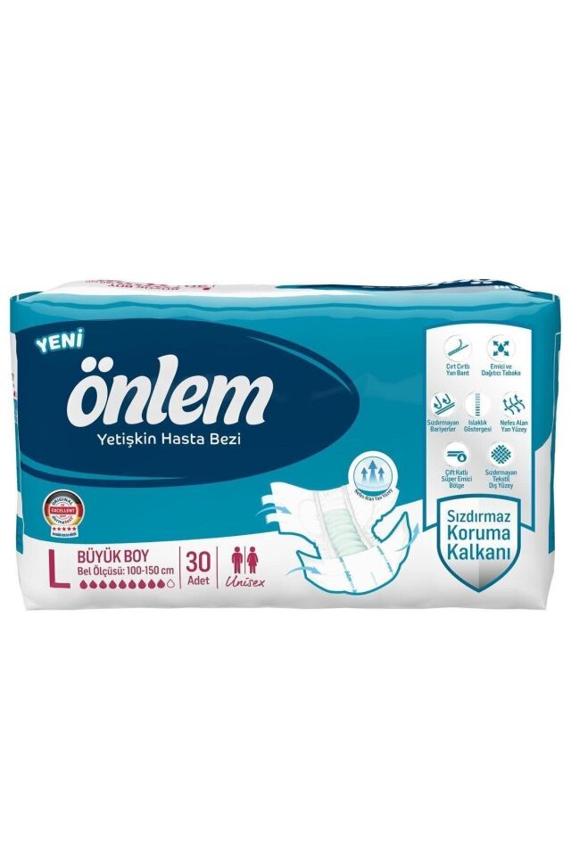 ÖNLEM HASTA BEZİ LARGE BEDEN 30 ADET