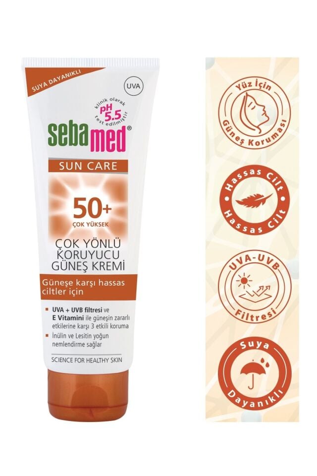 SEBAMED SUN CARE ÇOK YÖNLÜ KORUYUCU GÜNEŞ KREMİ SPF50 75ML