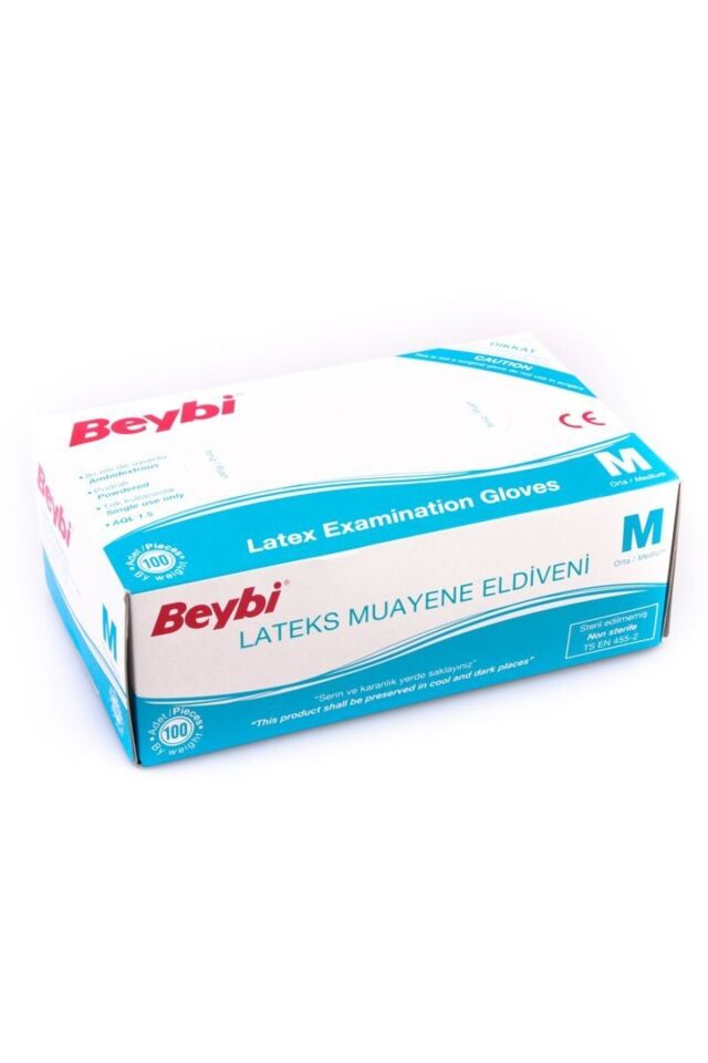 BEYBİ PUDRALI ELDİVEN MEDIUM 100 LÜ