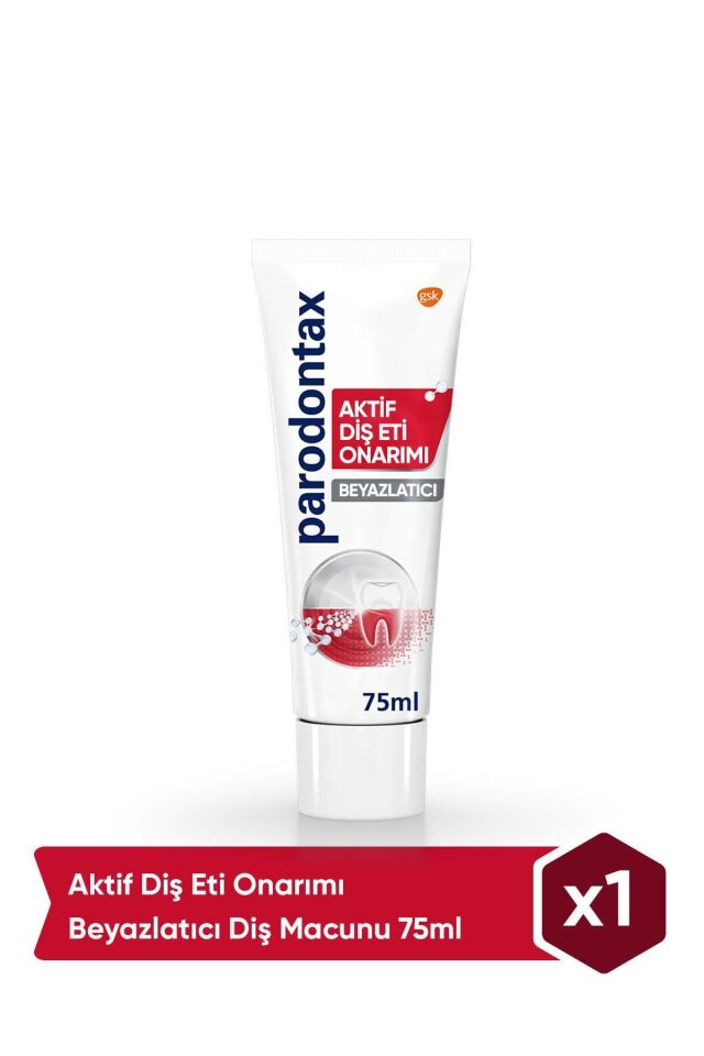 PARODONTAX AKTİF DİŞ ETİ ONARIMI BEYAZLATICI DİŞ MACUNU 75 ML