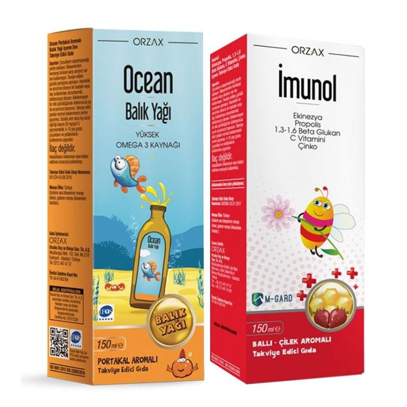 OCEAN SURUP PORTAKAL+IMUNOL SURUP %50 INDIRIMLI