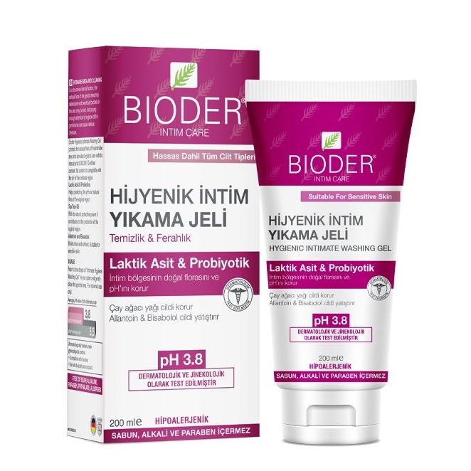 BIODER İNTİM YIKAMA JELİ 200 ML