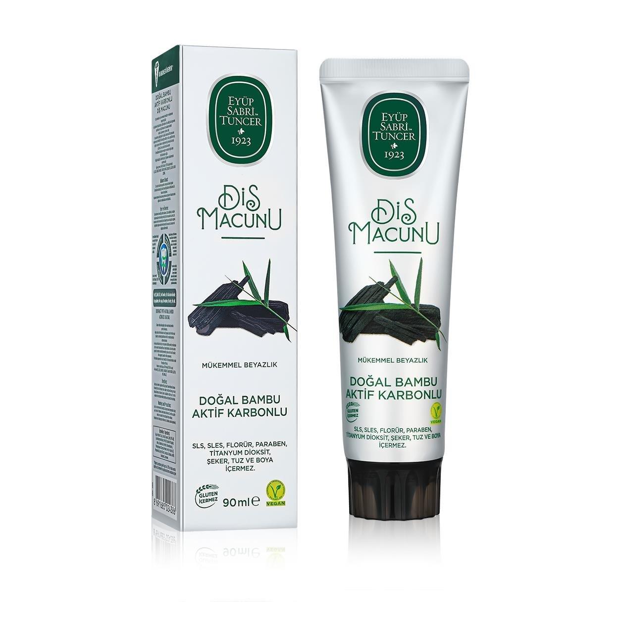 EYÜP SABRİ TUNCER DIS MACUNU DOGAL BAMBU AKTIF KARBONLU 90 ML