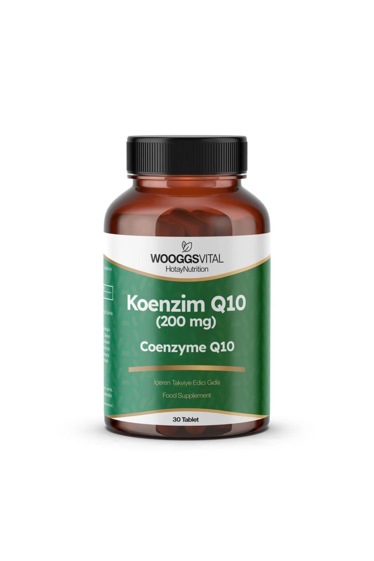 WOOGGS VITAL KOENZİM Q10 ( 200 MG) İTEG 30 TABLET