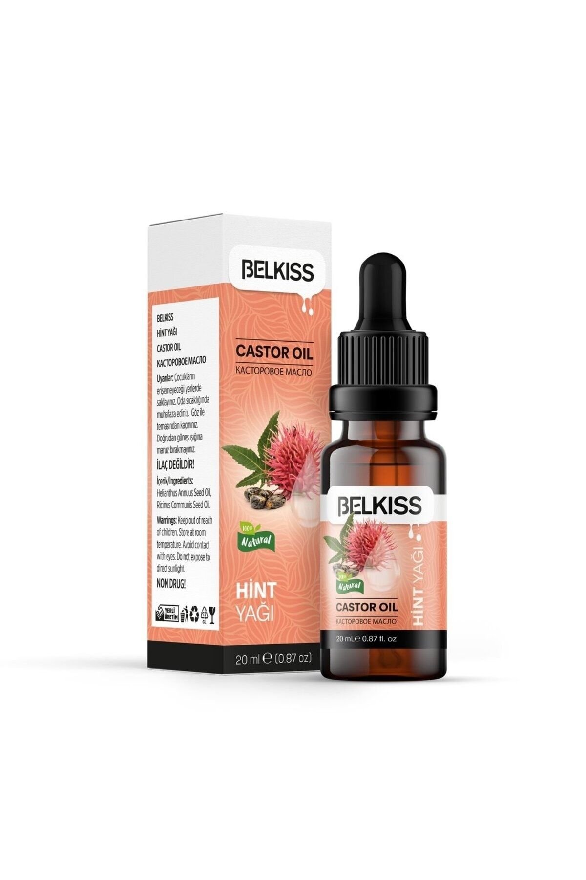 BELKISS HİNT YAĞI (CASTOR OİL) 20 ML