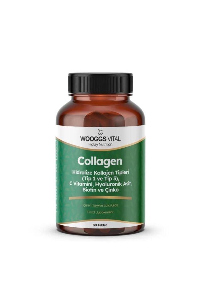 WOOGGS VITAL COLLAGEN TİPLERİ (TİP 1 VE TİP 3),İTEG 60 TABLET
