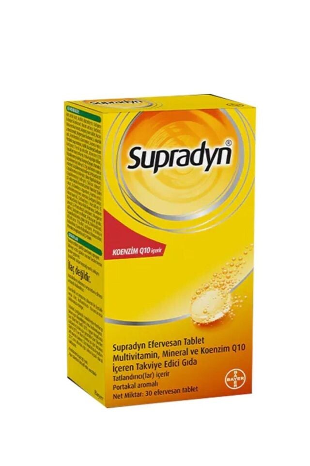 SUPRADYN KOENZİM Q10 30 EFERVESAN TABLET