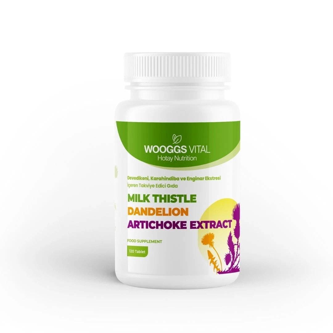 WOOGGS VITAL DEVEDİKENİ, KARAHİNDİBA VE ENGİNAR EKSTRESİ İTEG 120 TABLET