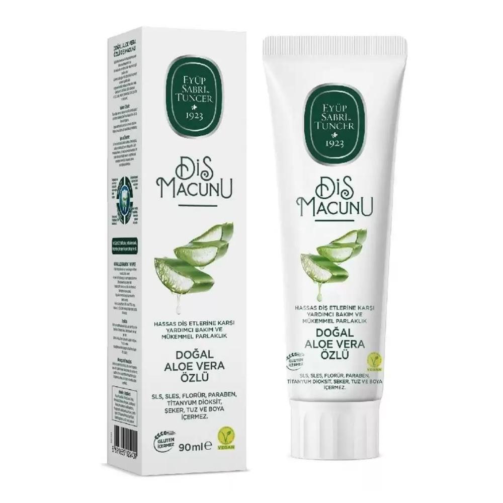 EYÜP SABRİ TUNCER DİŞ MACUNU DOGAL ALOE VERA OZLU 90 ML