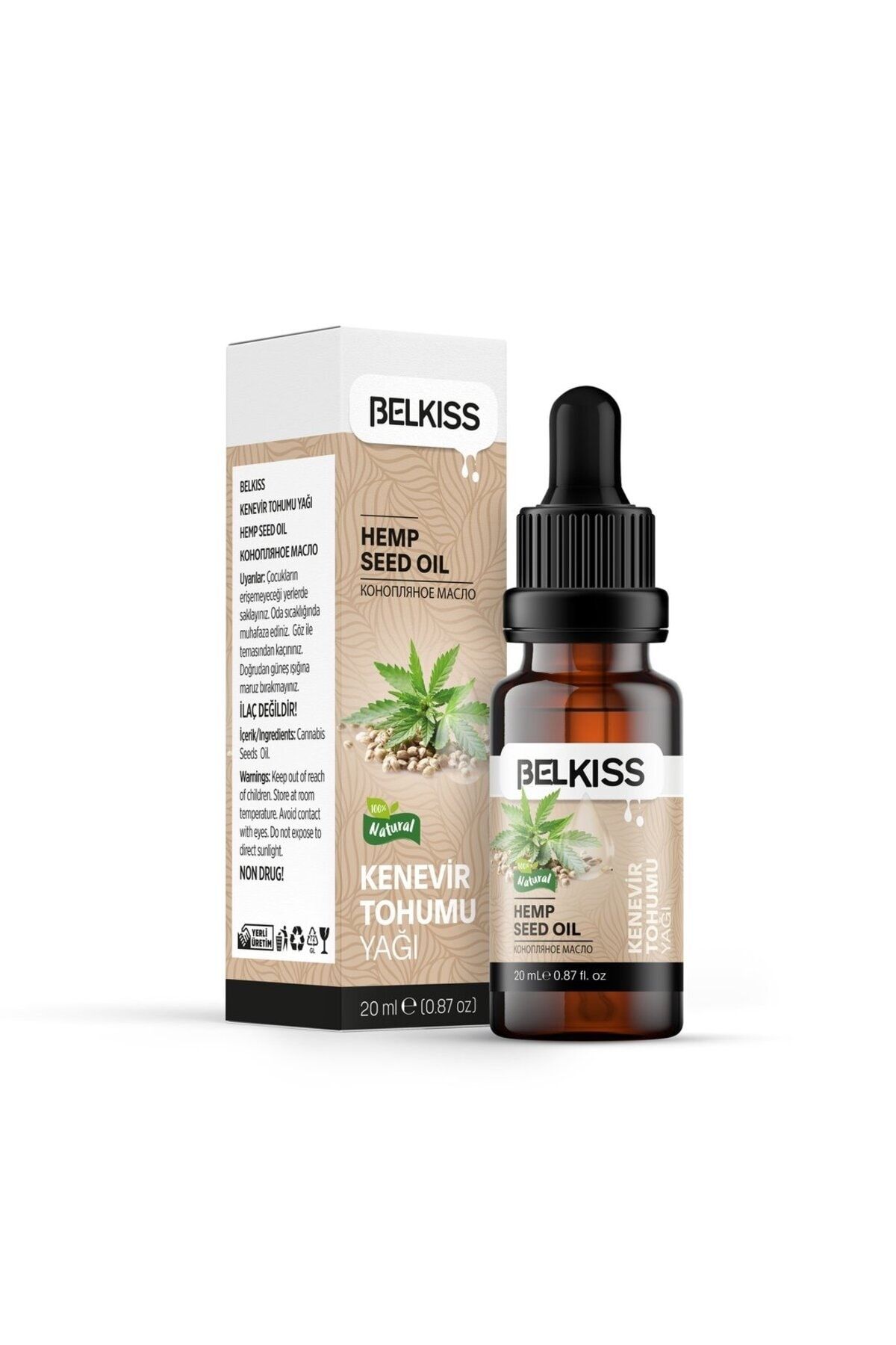 BELKISS KENEVİR YAĞI 20 ML