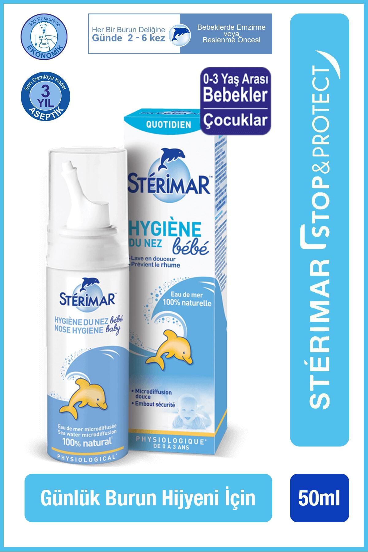 STERİMAR BABY BURUN SPREYİ 50 ML