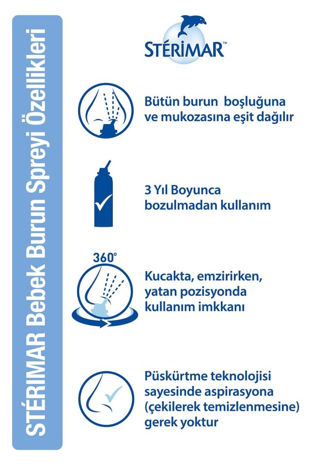 STERİMAR BABY BURUN SPREYİ 50 ML