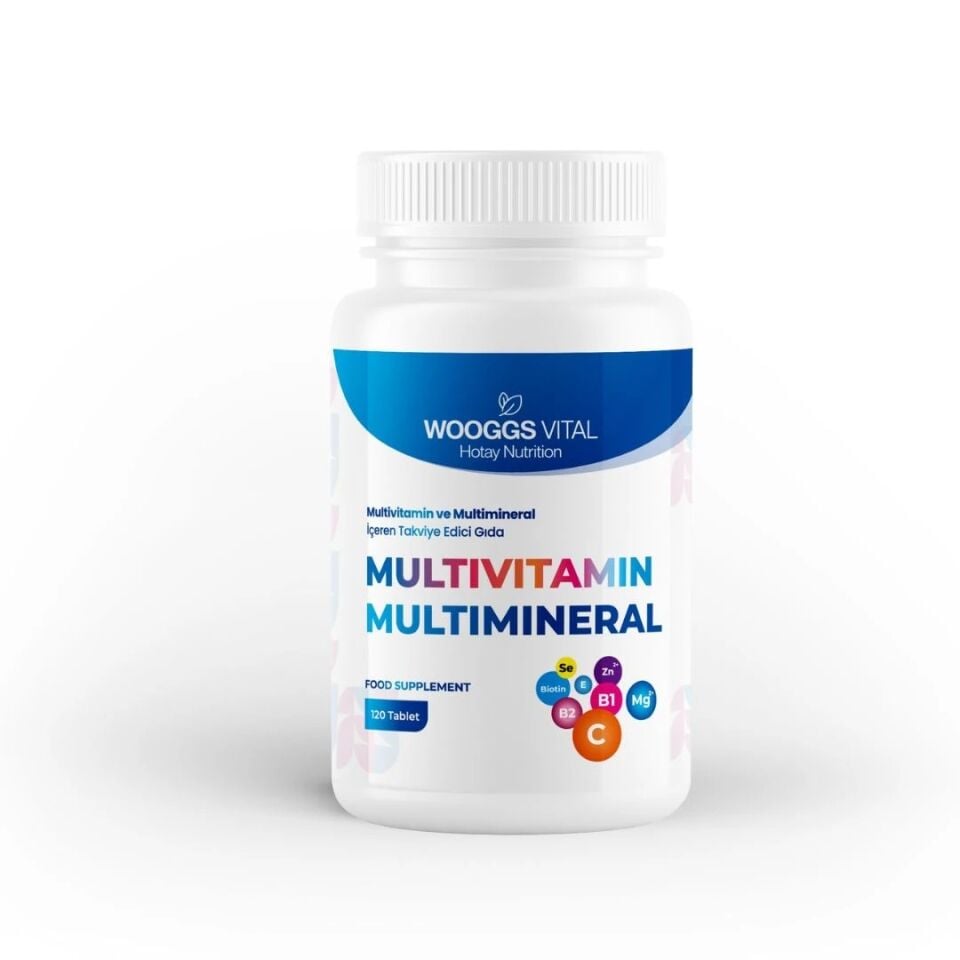 WOOGGS VITAL MULTİVİTAMİN VE MULTİMİNERAL İTEG 120 TABLET