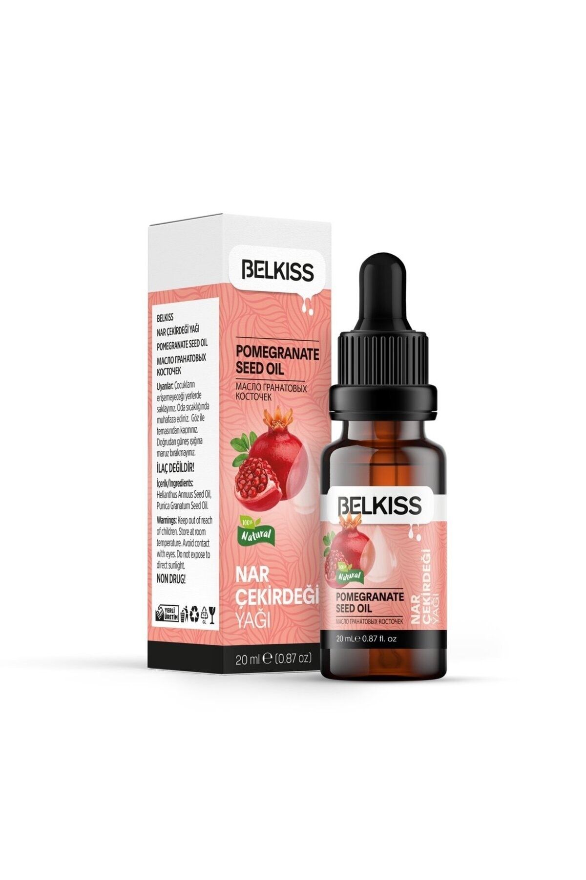 BELKISS NAR ÇEKİRDEĞİ YAĞI 20 ML