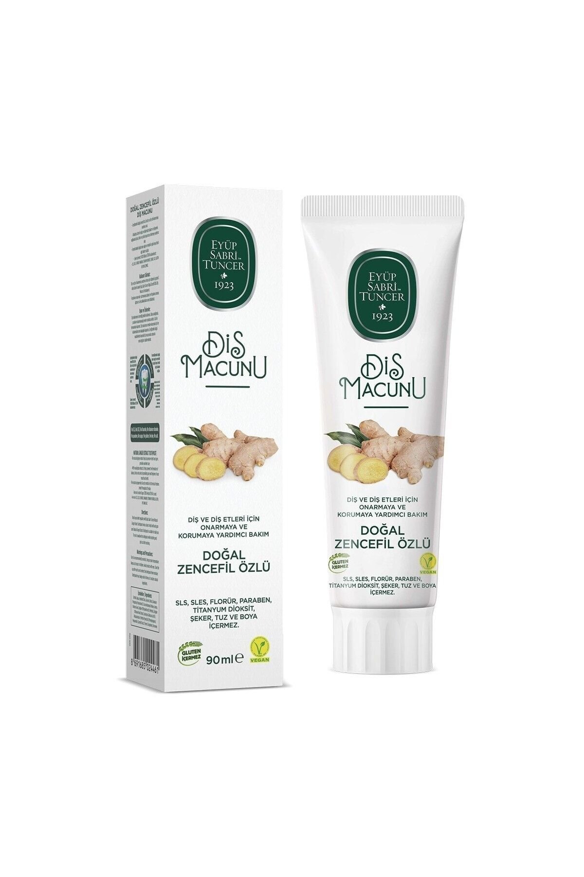 EYÜP SABRİ TUNCER DOĞAL ZENCEFİL ÖZLÜ DİŞ MACUNU 90 ML