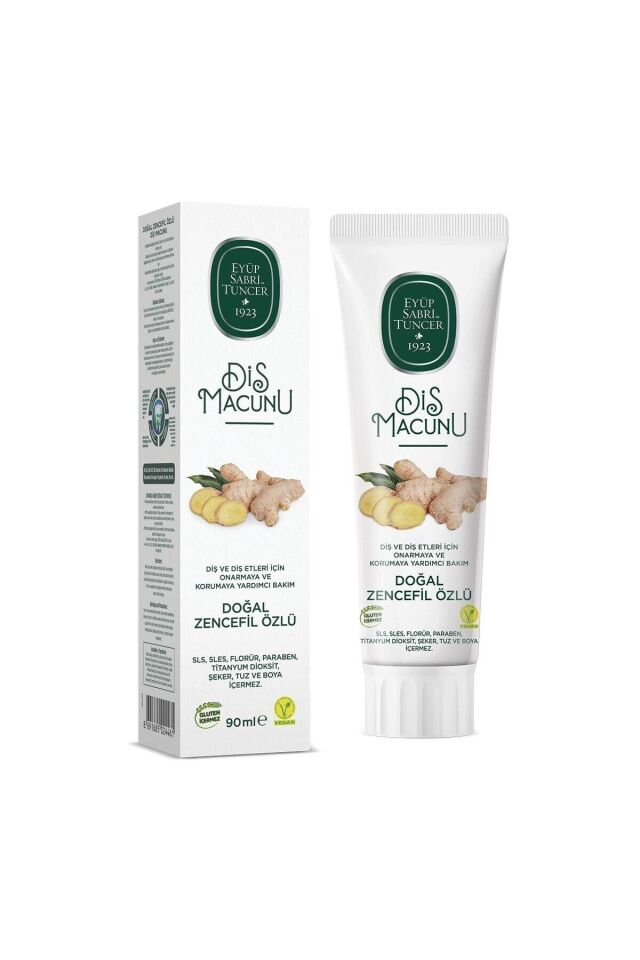 EYÜP SABRİ TUNCER DOĞAL ZENCEFİL ÖZLÜ DİŞ MACUNU 90 ML