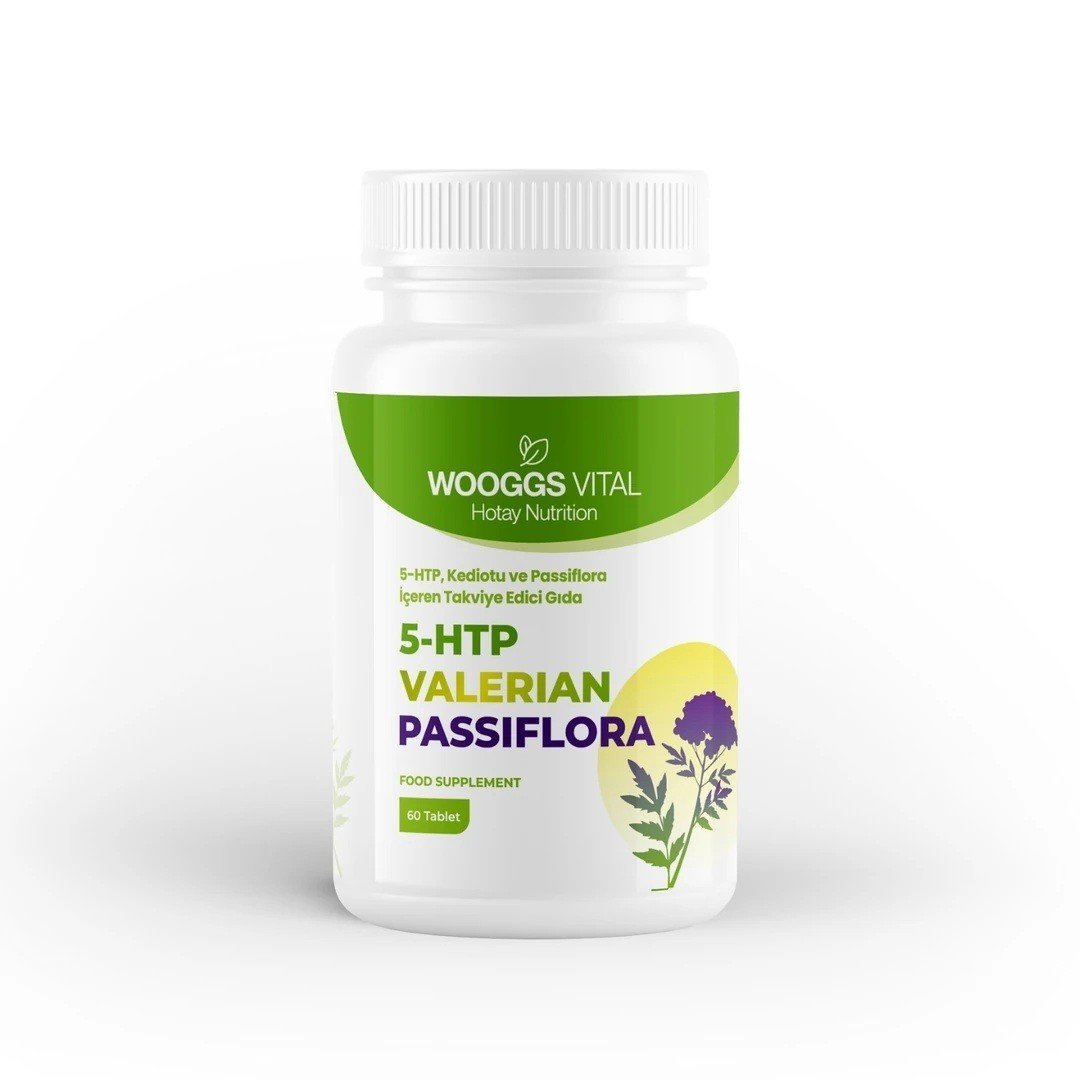 WOOGGS VITAL 5-HTP, KEDİOTU VE PASSİFLORA İTEG 60 TABLET