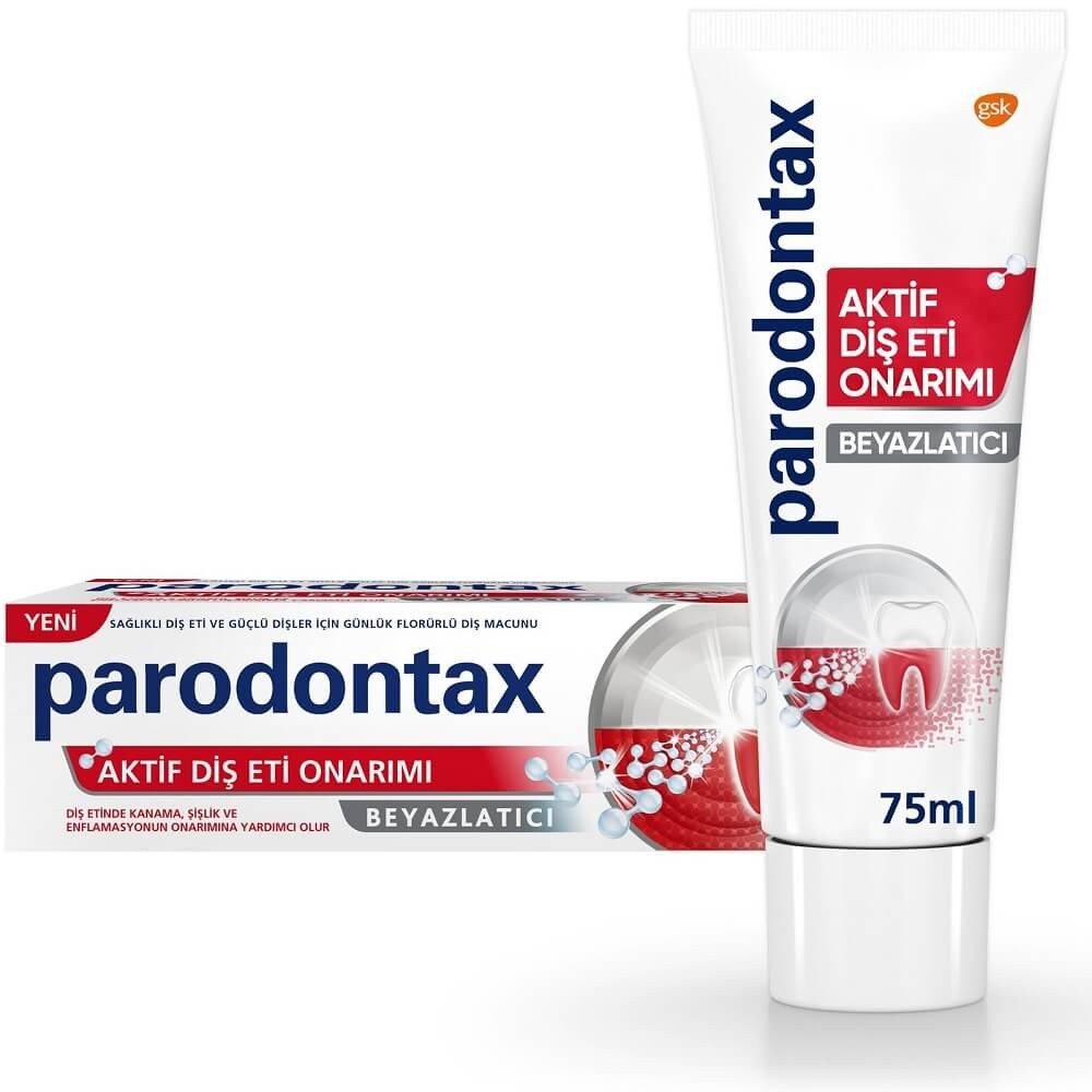 PARODONTAX DİŞ ETİ GÜÇLENDİRME KORUMA BEYAZLATICI DİŞ MACUNU 75 ML