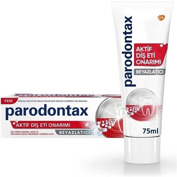 PARODONTAX DİŞ ETİ GÜÇLENDİRME KORUMA BEYAZLATICI DİŞ MACUNU 75 ML