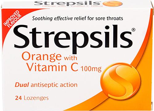 STREPSİLS PORTAKAL & C VİTAMİNİ PASTİL