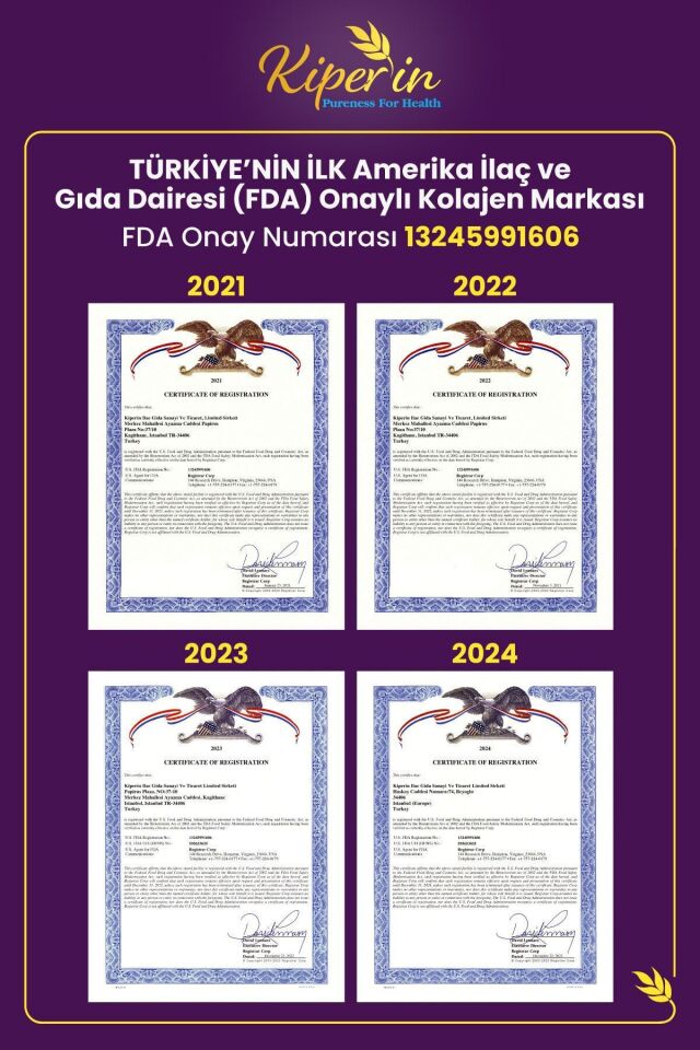 KİPERİN PURPLE COLLAGEN TOZ 40 GÜNLÜK 575 GR