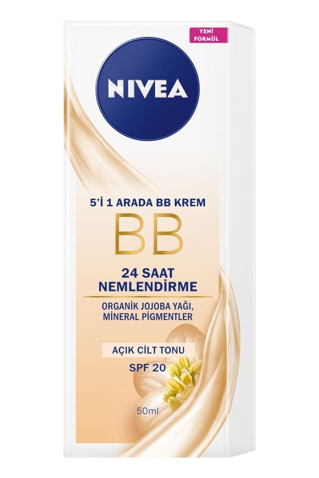 NIVEA 5'İ 1 ARADA BB KREM AÇIK TON 50 ML