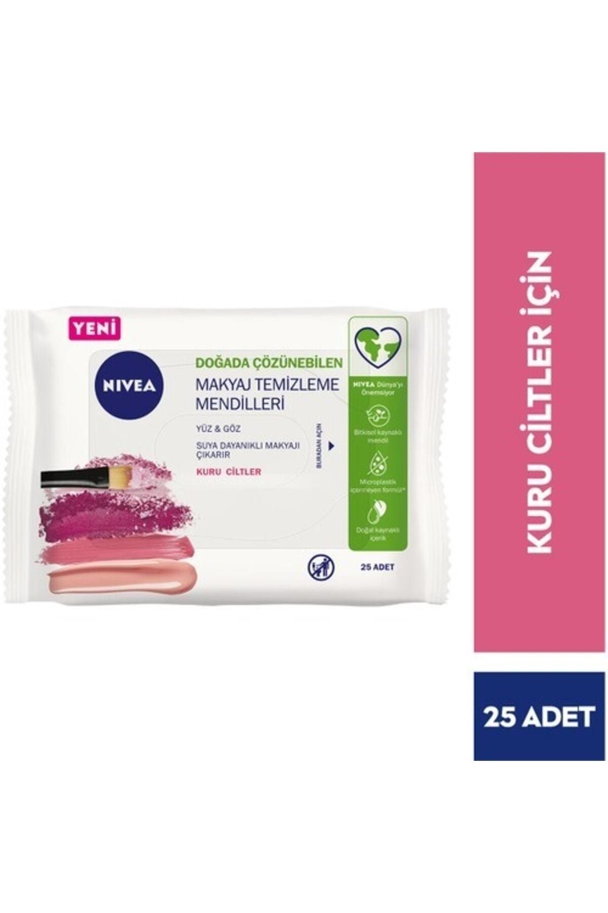 NIVEA 3 IN 1 BESLEYİCİ MAKYAJ TEMİZLEME MENDİLİ 25Lİ