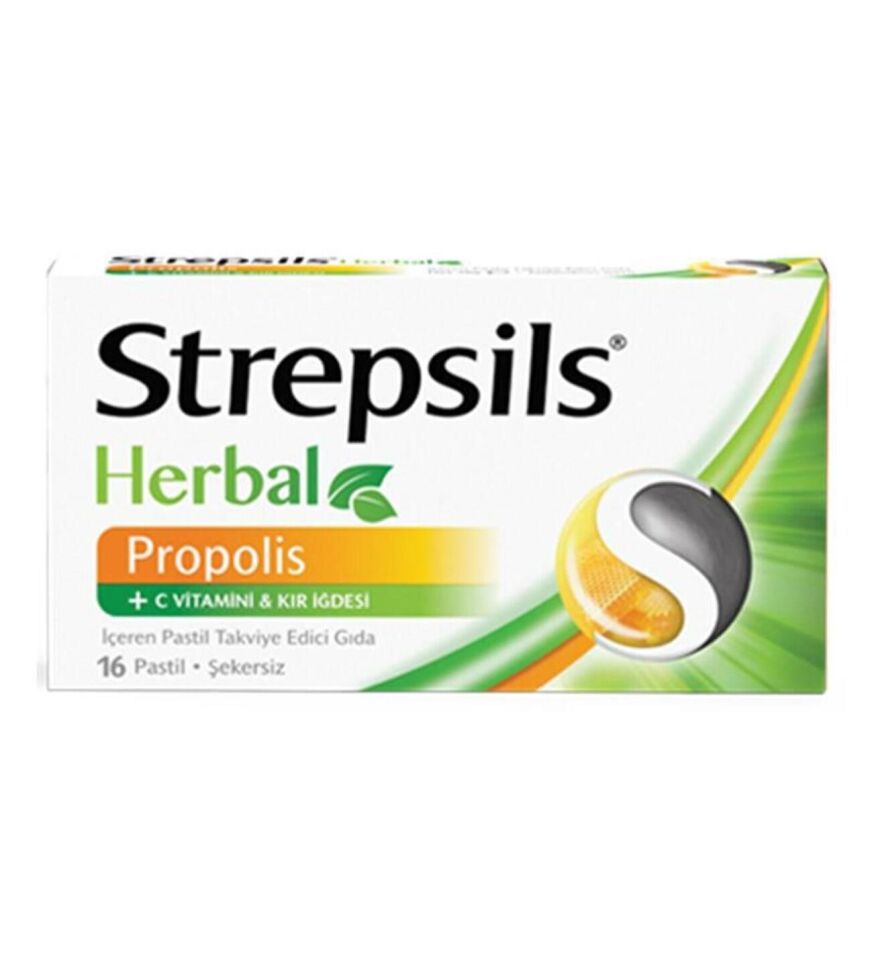 STREPSILS HERBAL PROPOLIS 16 PASTİL