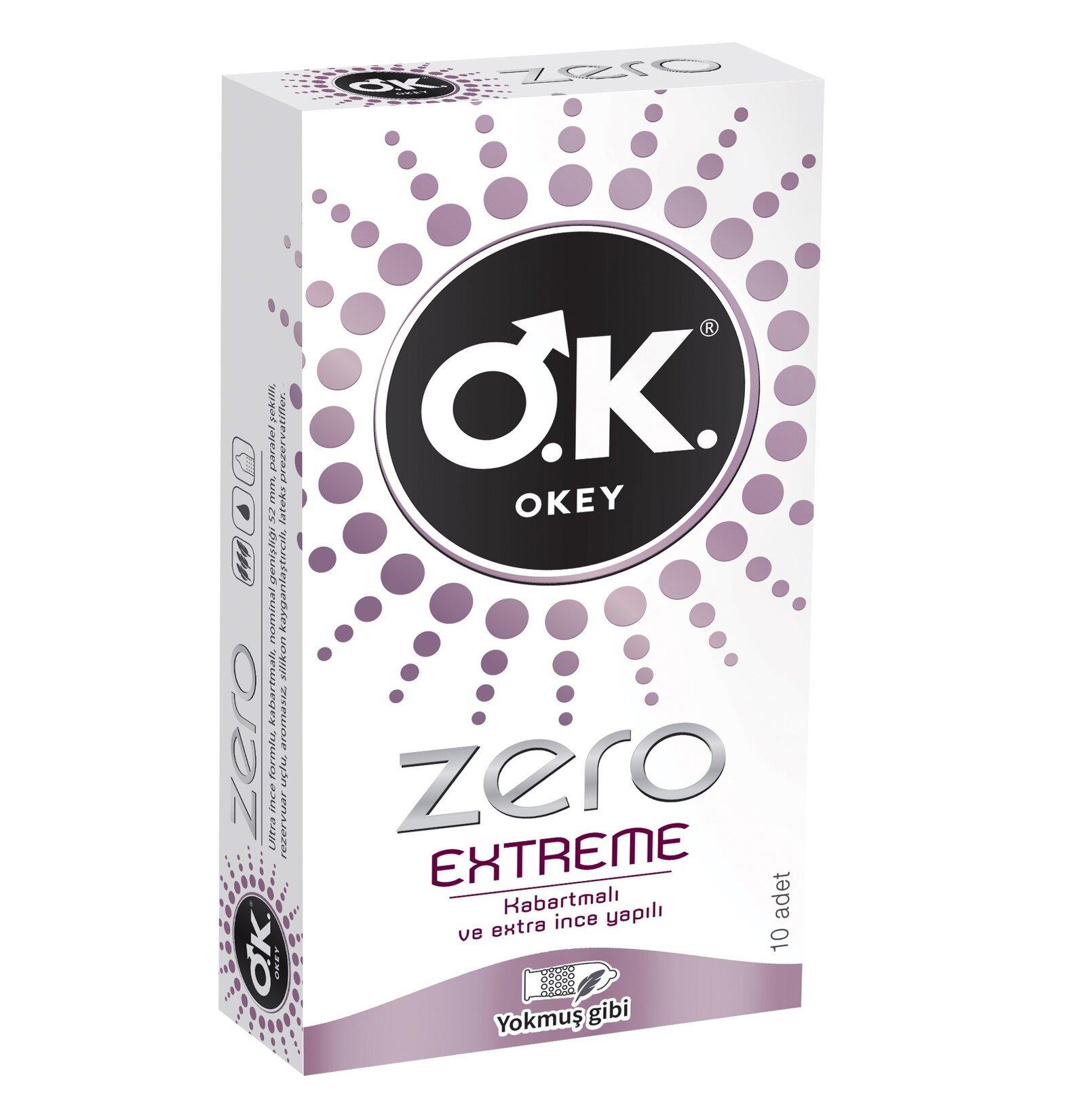 OKEY PREZERVATİF ZERO EXTREME 10 LU