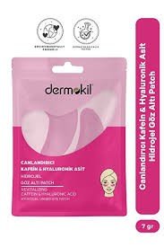 DERMOKİL CANLANDIRICI KAFEİN VE HYALURONİK ASİT HİDROJEL GÖZ ALTI PATCH 7 GR