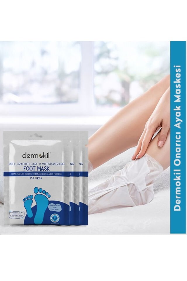 DERMOKİL TOPUK ÇATLAK BAKIMI NEMLENDİRİCİ AYAK MASKESİ 30 ML