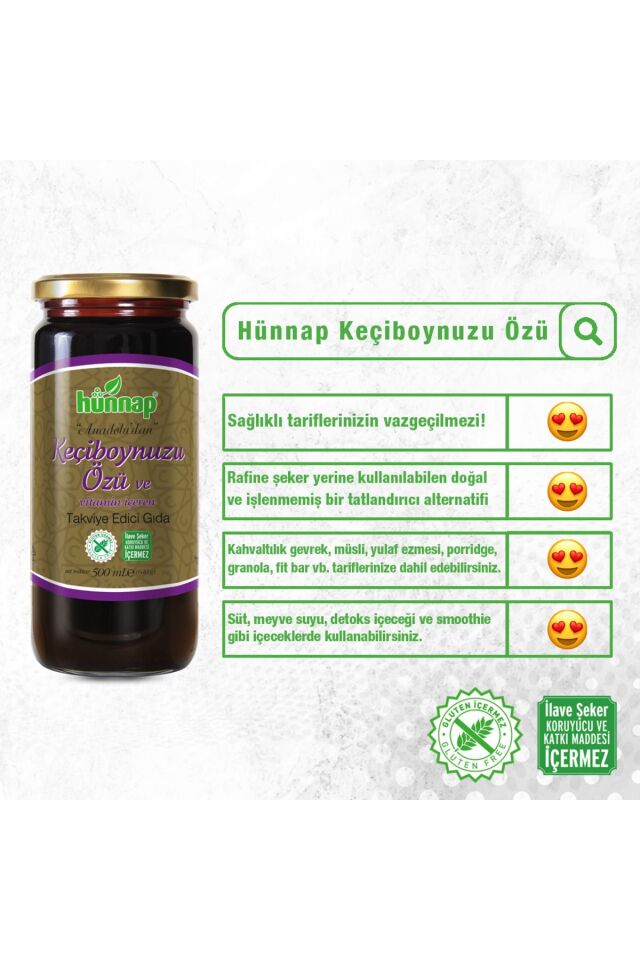 HÜNNAP KEÇİBOYNUZU ÖZÜ 640 GR