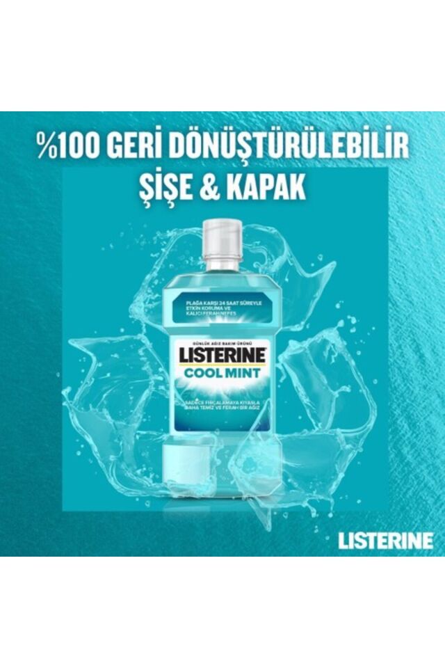 LİSTERİNE COOL MİNT NANE AROMALI AĞIZ ÇALKALAMA SUYU 250 ML