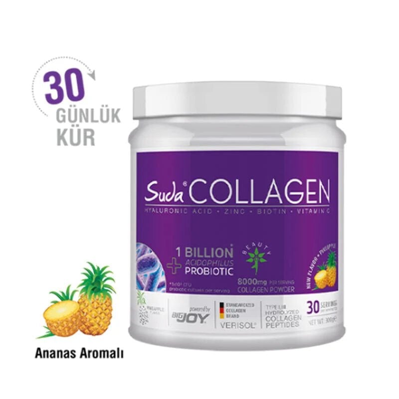SUDA COLLAGEN PROBİYOTİK ANANAS AROMALI 300 GR