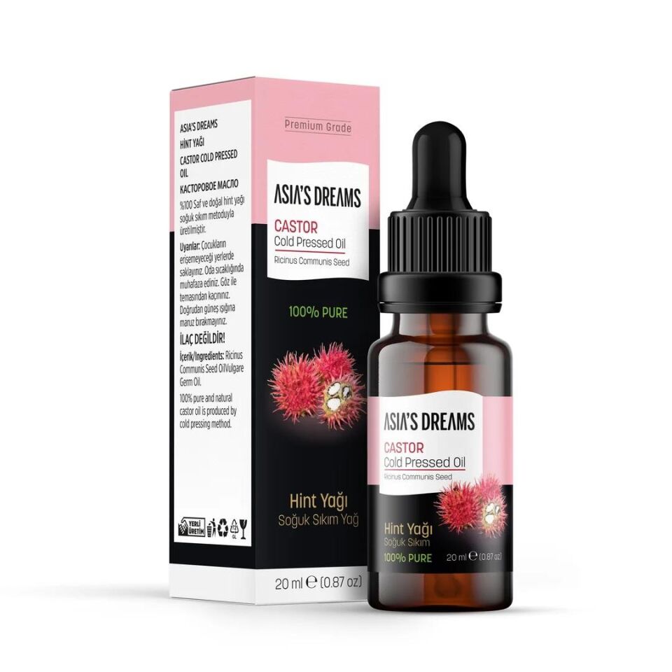 ASİAS DREAMS HİNT YAĞI (CASTOR OİL) 20 ML
