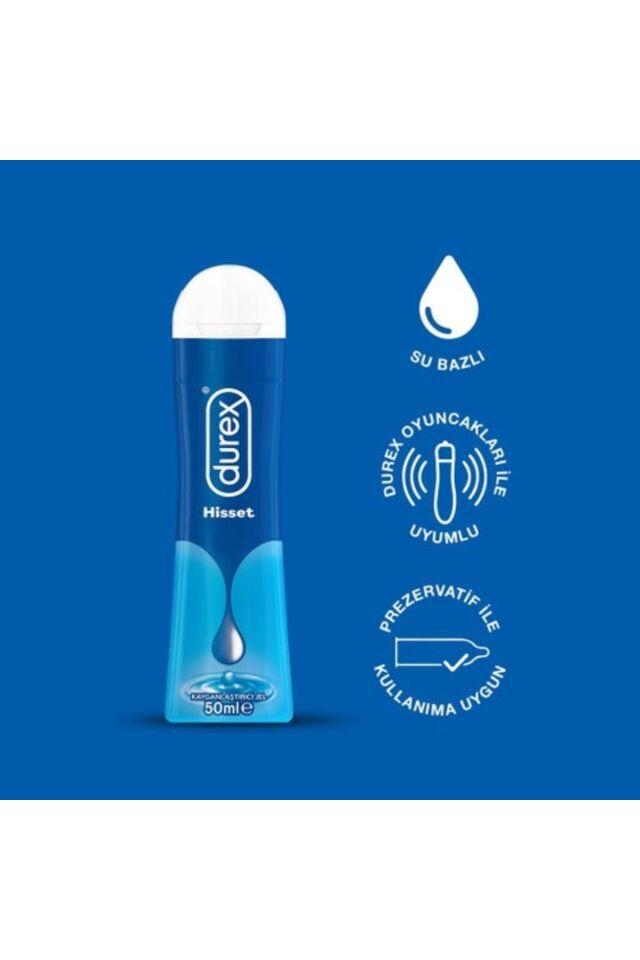DUREX HİSSET PRÜZSÜZ HAS JEL 50 ML