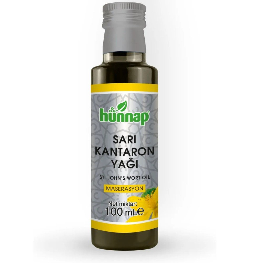 HÜNNAP SARI KANTARON YAĞI SOĞUK PRES 100 ML