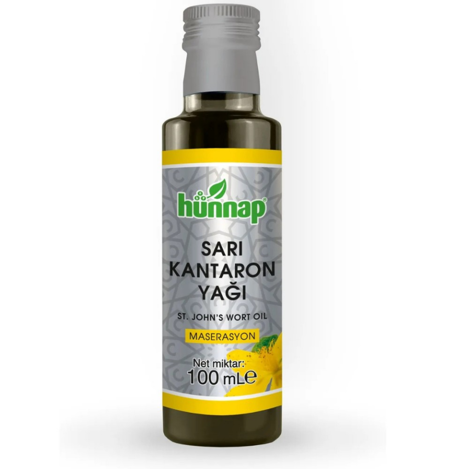 HÜNNAP SARI KANTARON YAĞI SOĞUK PRES 100 ML