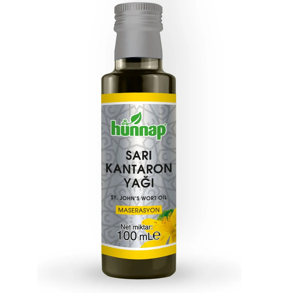 HÜNNAP SARI KANTARON YAĞI SOĞUK PRES 100 ML