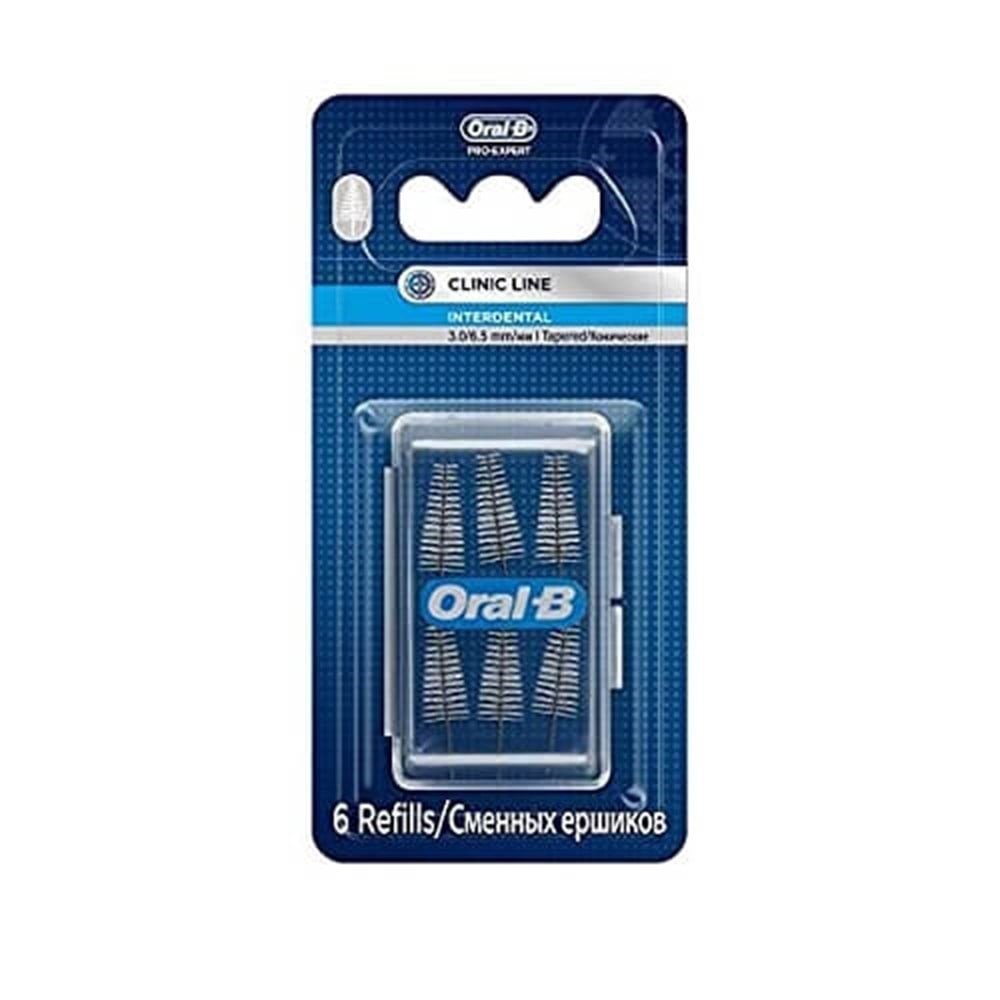 ORAL-B ARAYÜZ FIRÇASI YEDEK BAŞLIĞI 6.5 MM - 6'LI