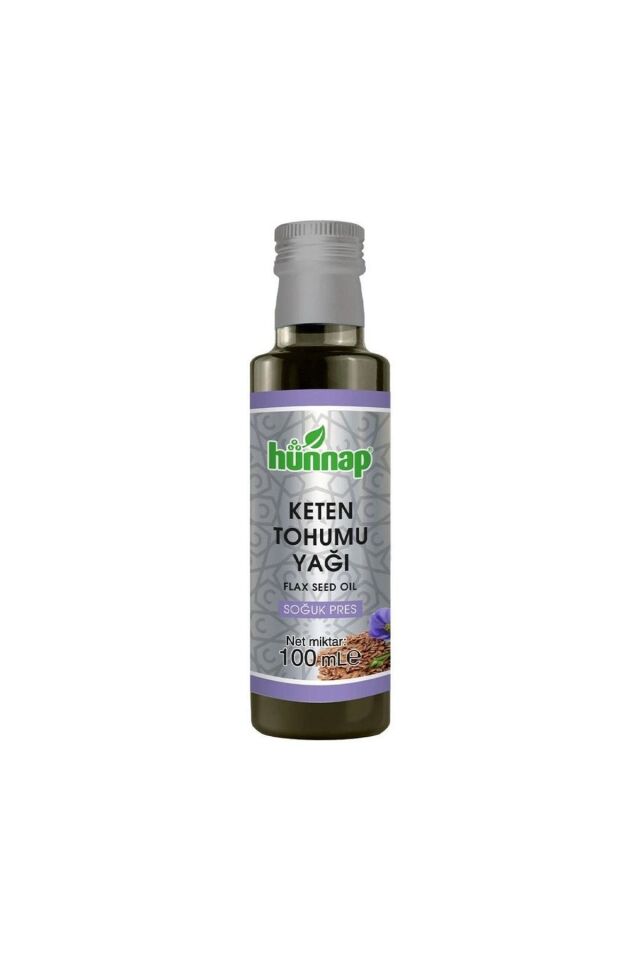 HÜNNAP KETEN TOHUMU YAĞI SOĞUK PRES 100 ML