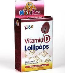 MULTİBALL KİDS VİTAMİN D LOLİPOP